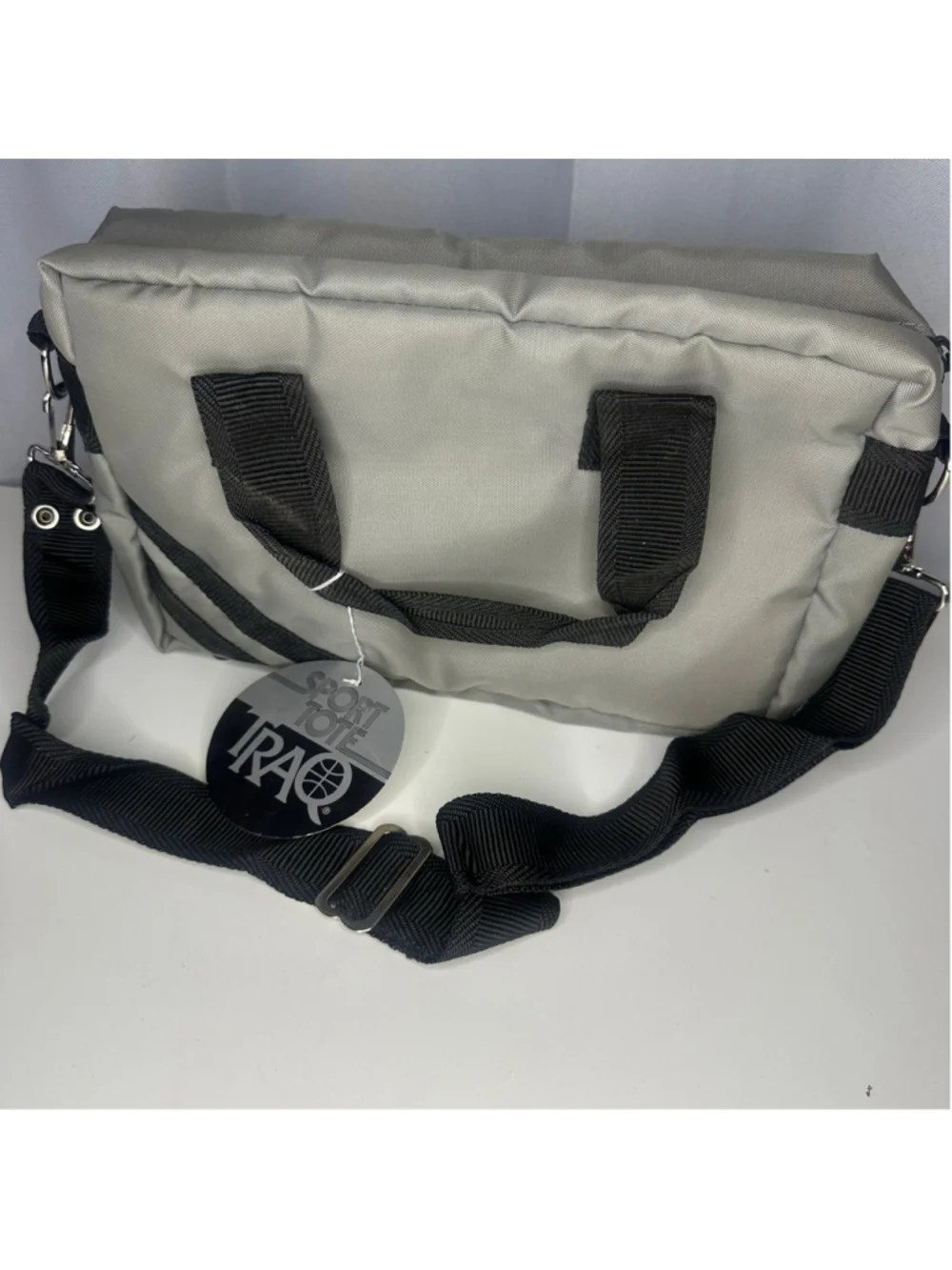 Vintage New with Tags NWT Traq Sport Tote Bag Cooler insulated Gray & Black
